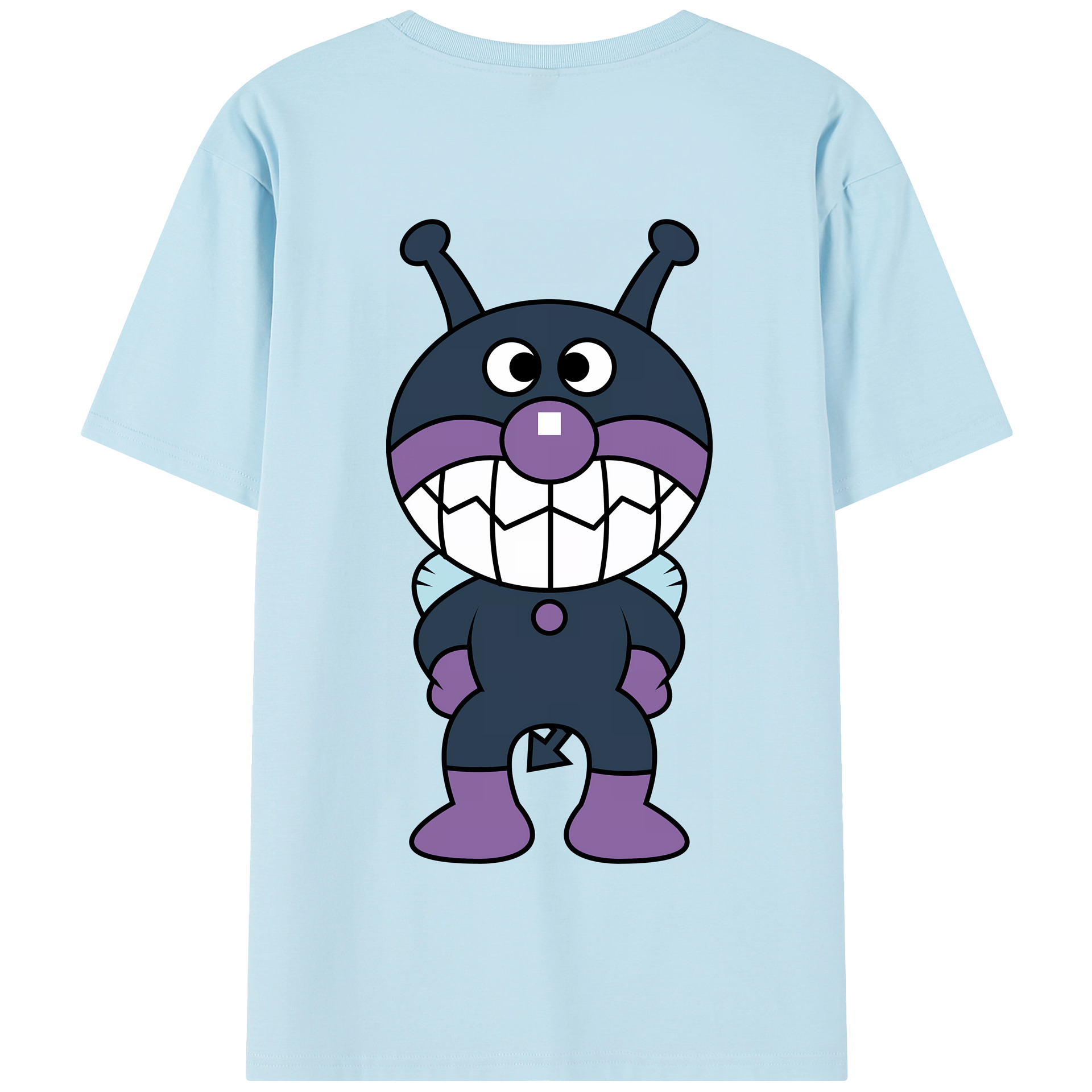 （画像用） アンパンマン Anpanman 綿100％半袖Tシャツ（背面プリント）